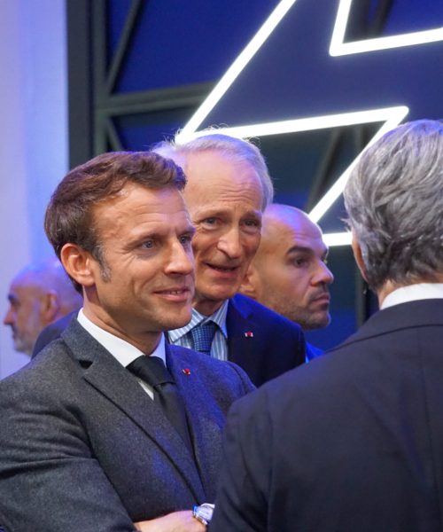 Emmanuel Macron inaugure le Mondial de l'auto